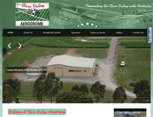 Tablet Screenshot of clarevalleyaerodrome.com.au